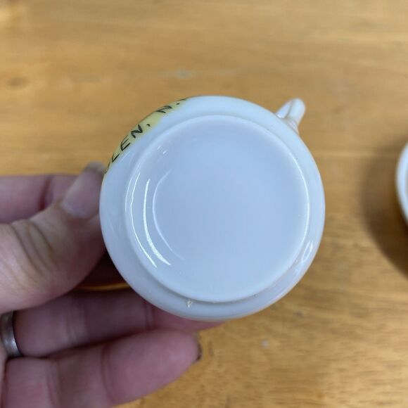 Vintage Story Land Amusement Park Glen N.H. Souvenir Mini Tea Cup and Saucer - Picture 13 of 15